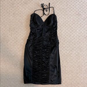 bebe Strapless Black Dress